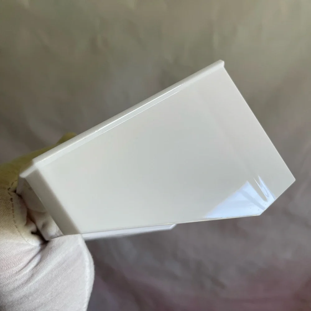 White Acrylic Cosmetic Organizer